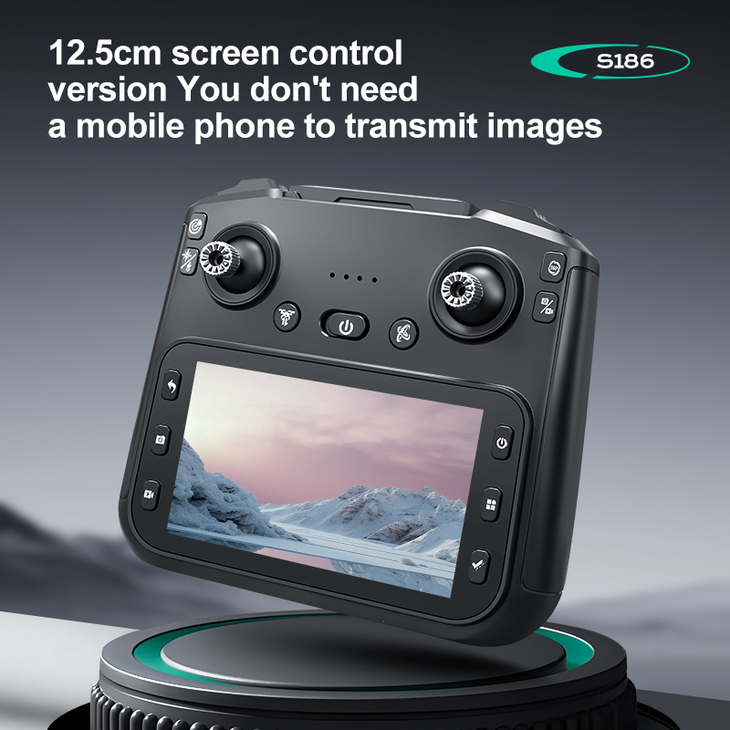 2025 S186 Drone Professional 4 - đánh giá và giá Drone Controller Screen
