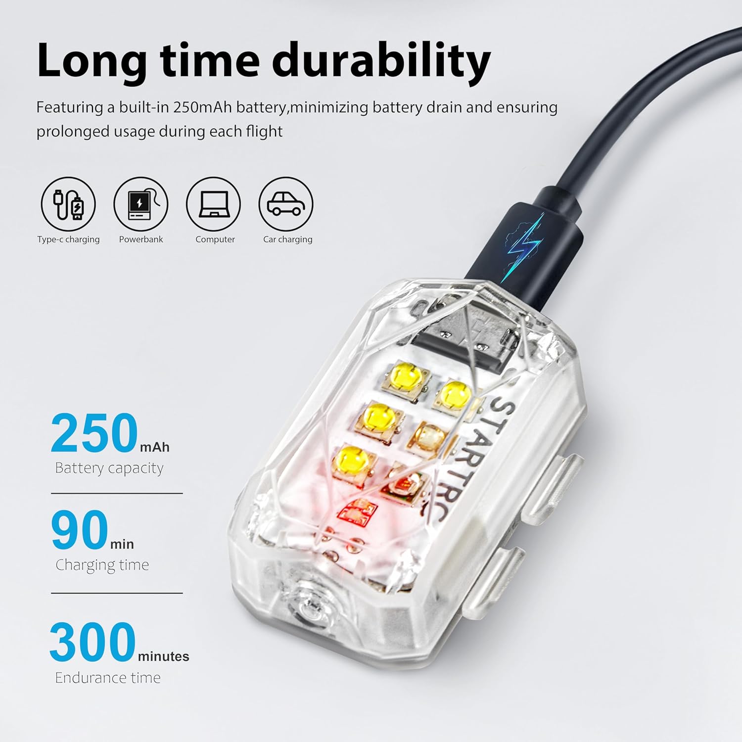 STARTRC Drone Strobe Light Ant - đánh giá và giá Drone Neck Strap