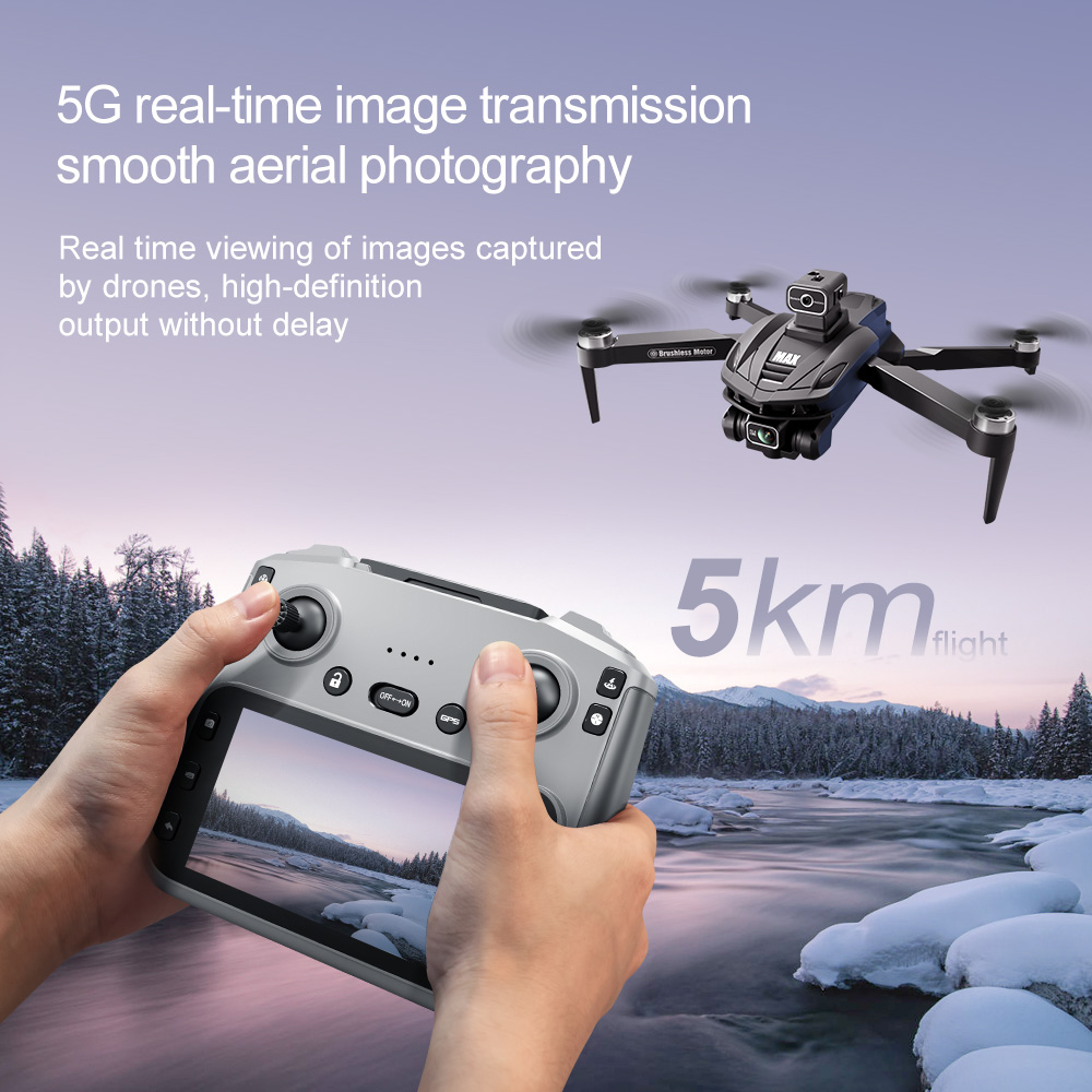 V168 PRO Max GPS Drone 8K Prof - đánh giá và giá Drone Controller Screen
