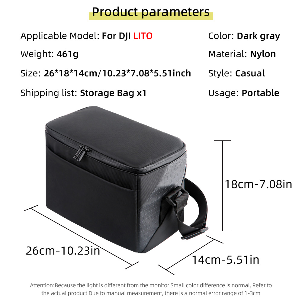 Carrying Case for DJI Lito X1  - đánh giá và giá Drone Charging Hub