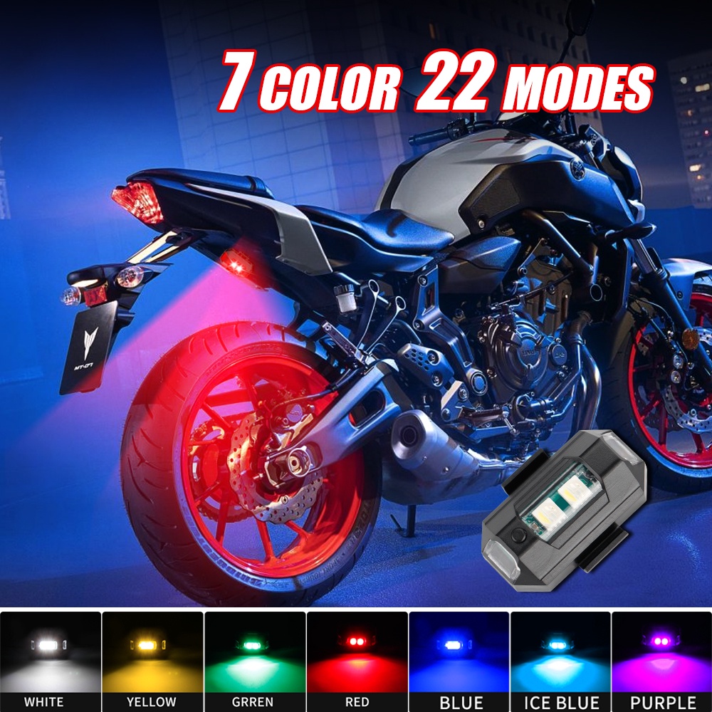 1PC 7 Color Mini USB Charging  - đánh giá và giá Drone Strobe Light